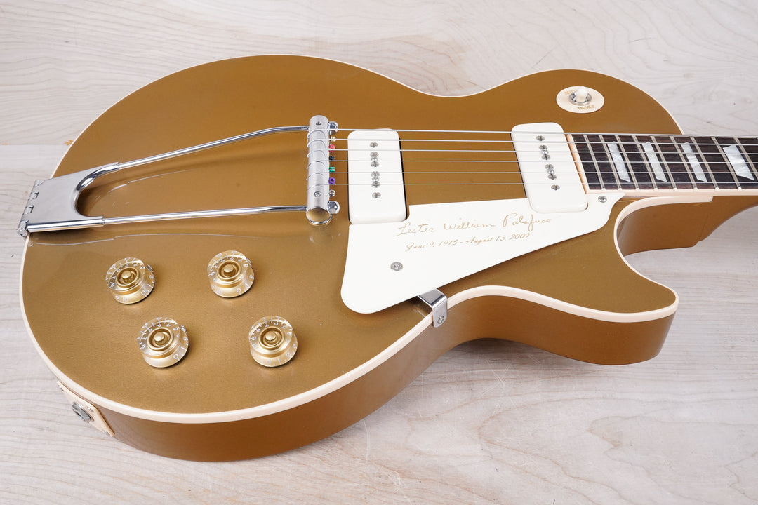 Gibson Les Paul '52 Tribute 2013 All Gold w/ OHSC – A Flash Flood