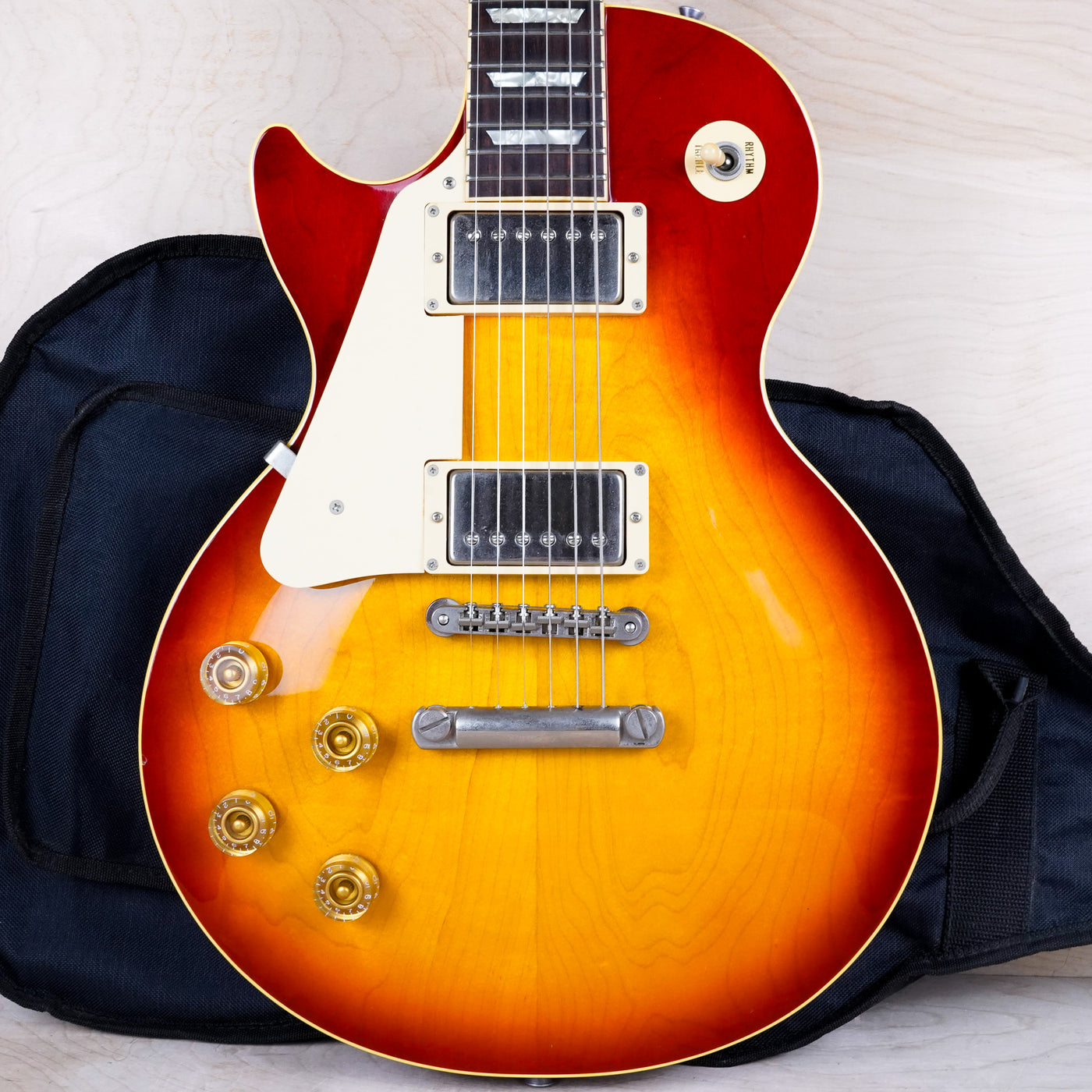 Orville LPS-75 Les Paul Standard Left Handed MIJ 1997 Cherry Sunburst Japan Gibson Lefty w/ Bag