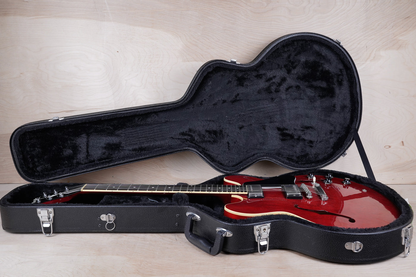 Orville By Gibson ES-335 Dot 1993 Cherry Lacquer Finish USA Pickups Made in Japan MIJ w/ Hard Case