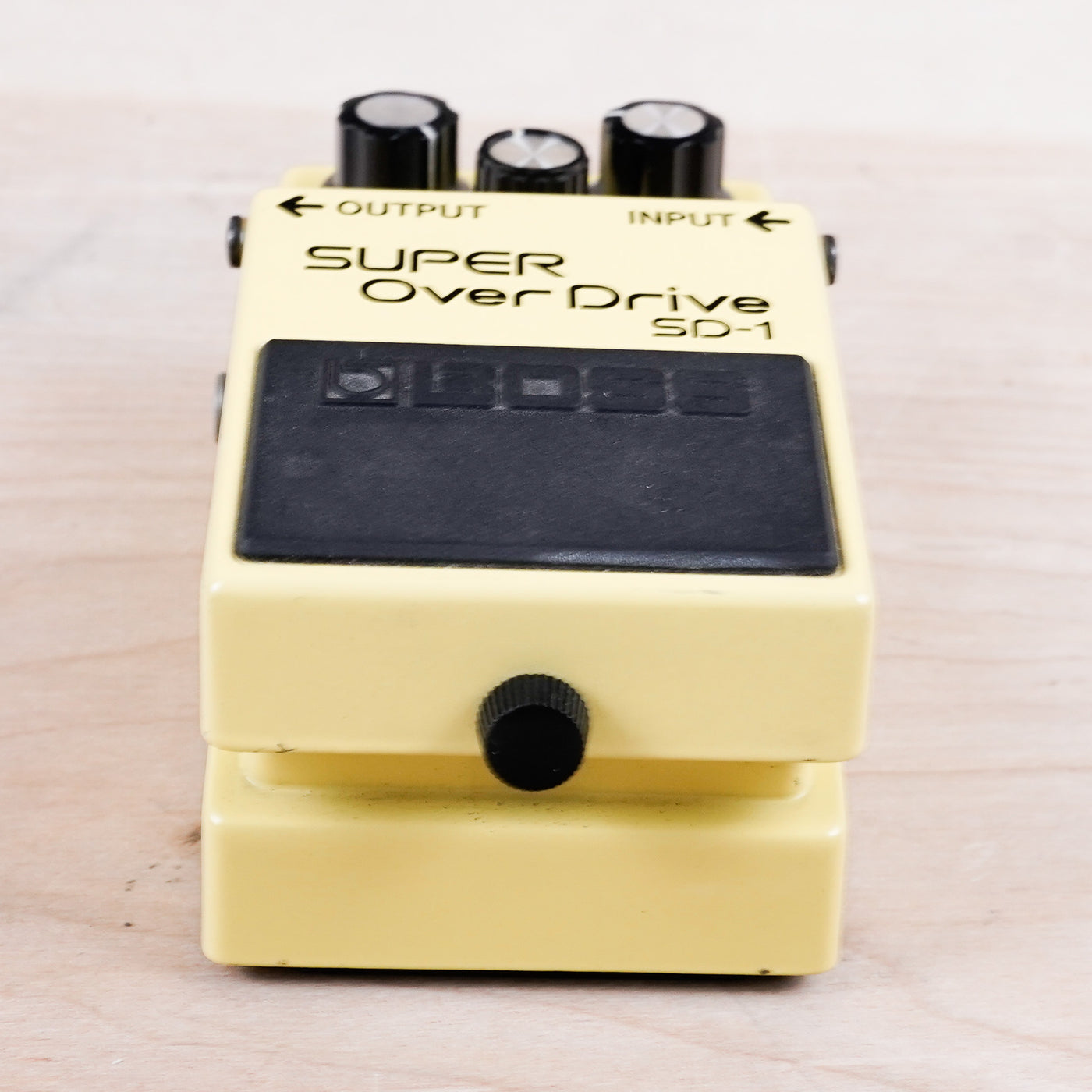 Boss SD-1 Super OverDrive (Black Label) 1985 Yellow Made in Japan MIJ