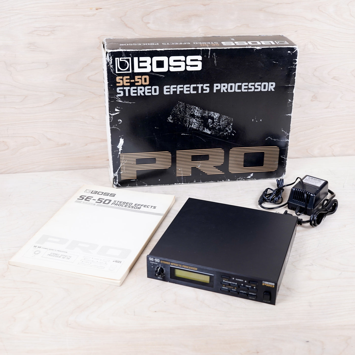 Boss SE-50 Stereo Effects Processor 1990 in Box