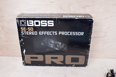 Boss SE-50 Stereo Effects Processor 1990 in Box