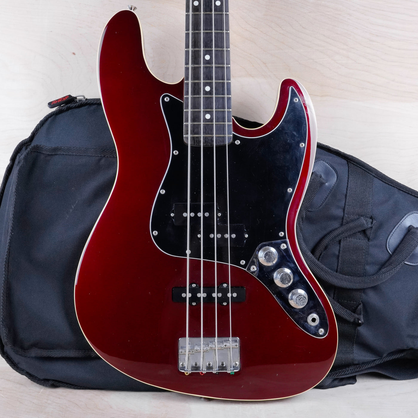 Fender AJB Aerodyne Jazz Bass CIJ 2007 Old Candy Apple Red OCR Made in Japan w/ Bag