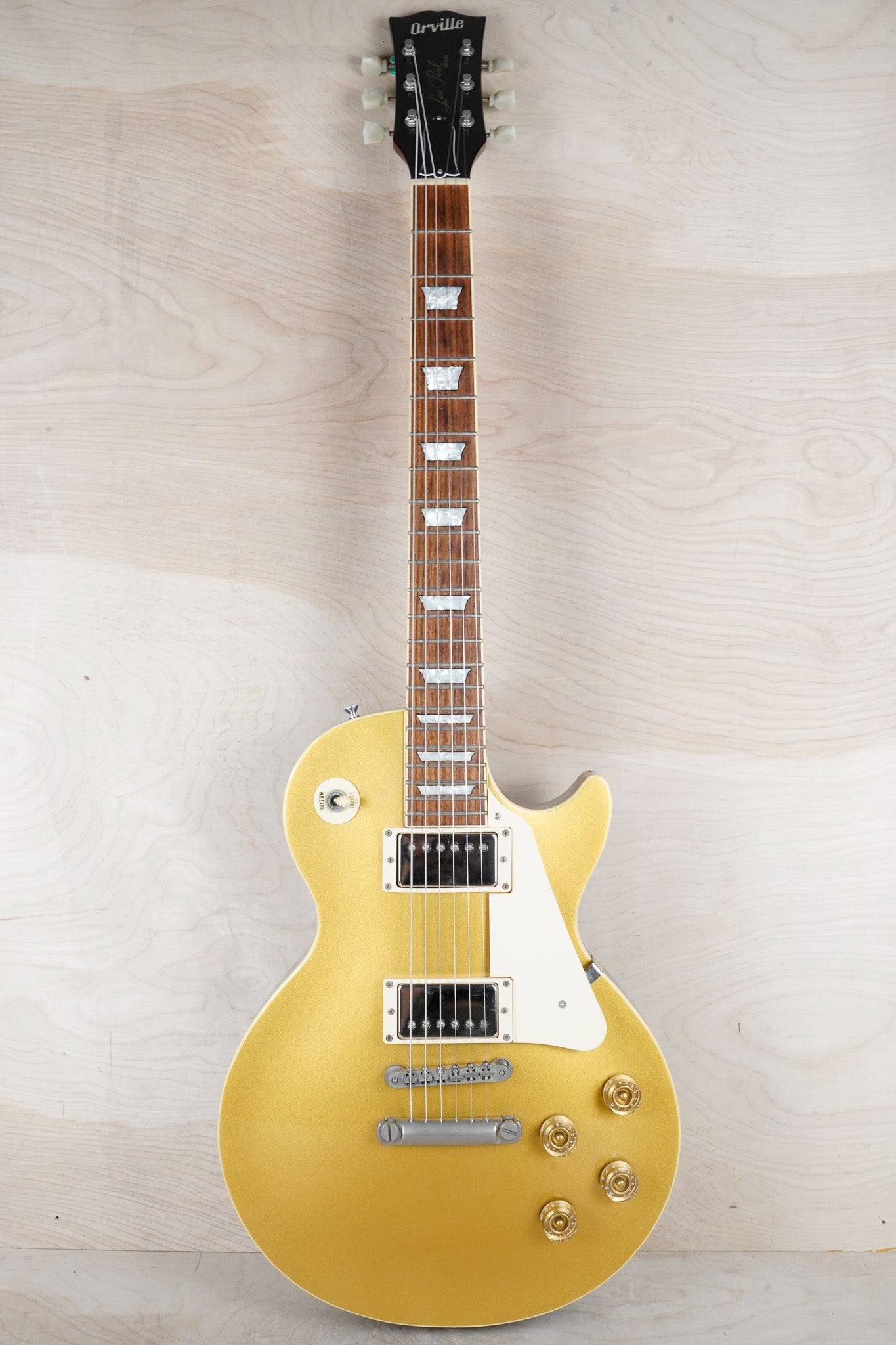 Orville LPS-75 Les Paul Standard MIJ 1995 Gold Top Gibson Japan w