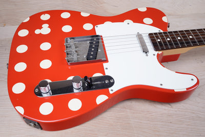 Fender Limited Edition Japan TL-Minnie Mouse Telecaster MIJ 2007 Red and White Polka Dot w/ Bag