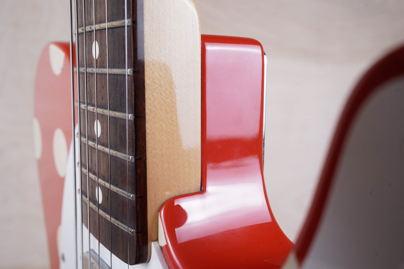 Fender Limited Edition Japan TL-Minnie Mouse Telecaster MIJ 2007 Red and White Polka Dot w/ Bag