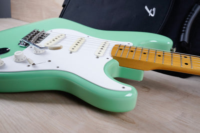 Fender ST-57 Stratocaster Reissue MIJ 2012 Surf Green Japan Exclusive w/ Bag