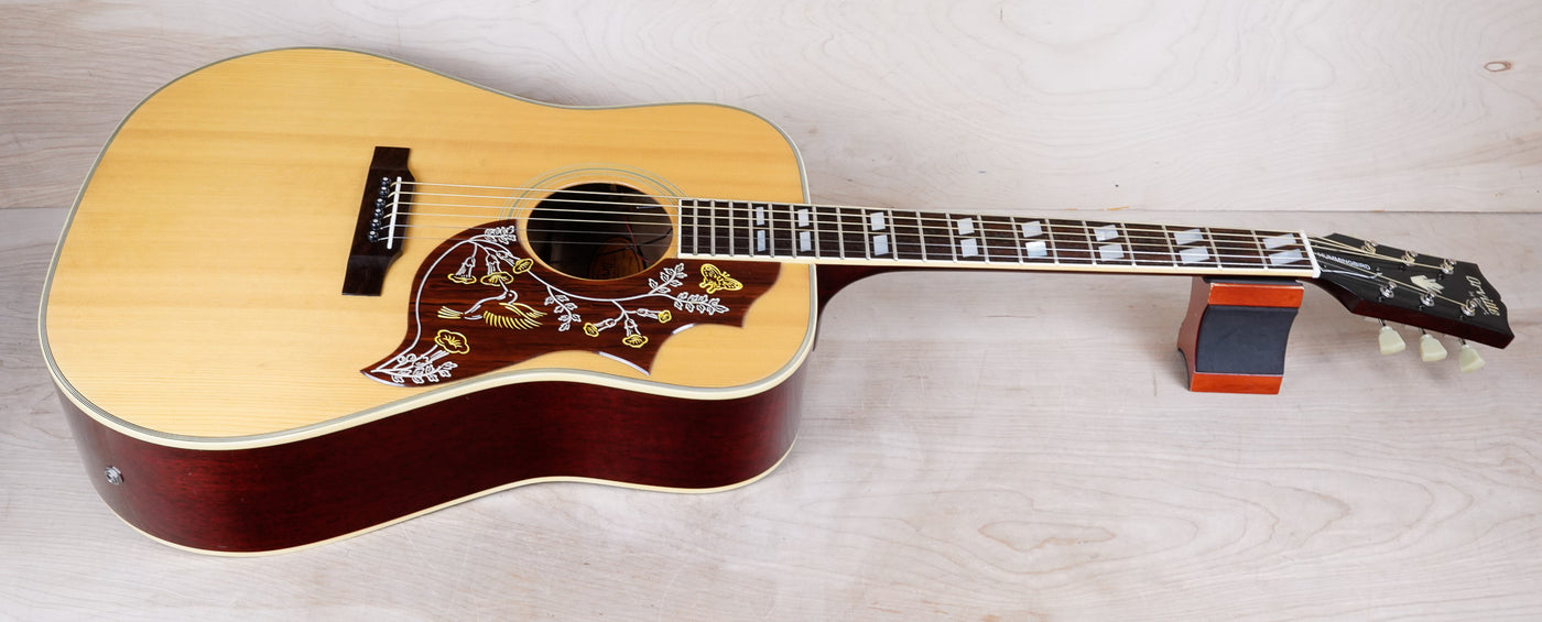 Orville by Gibson Hummingbird MIJ 1991 Natural Lacquer Finish Japan OBG w/ Hard Case