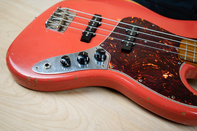 Fender Road Worn '60s Jazz Bass 2019 Fiesta Red Rare Color w/ Bag