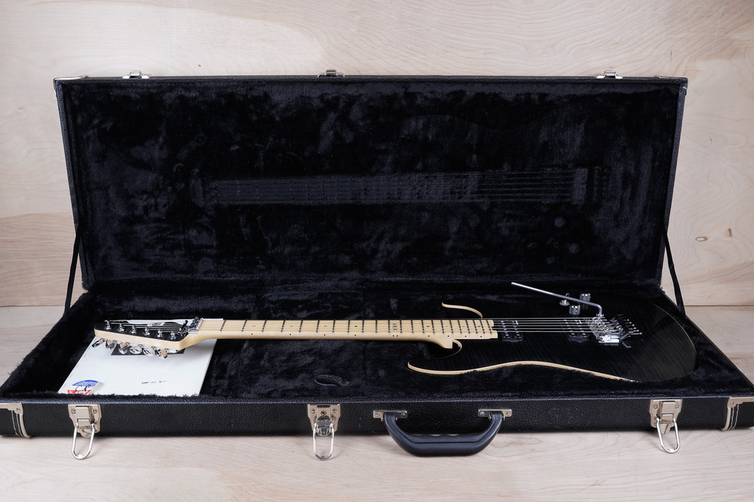 ESP E-II ST-2 MIJ 2013 See Thru Black Japan w/ OHSC – A Flash