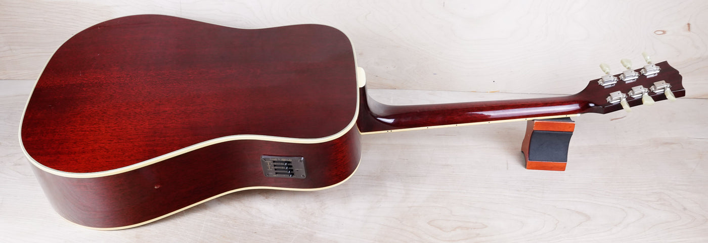 Orville by Gibson Hummingbird MIJ 1991 Natural Lacquer Finish Japan OBG w/ Hard Case