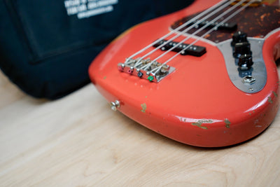 Fender Road Worn '60s Jazz Bass 2019 Fiesta Red Rare Color w/ Bag