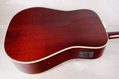 Orville by Gibson Hummingbird MIJ 1991 Natural Lacquer Finish Japan OBG w/ Hard Case