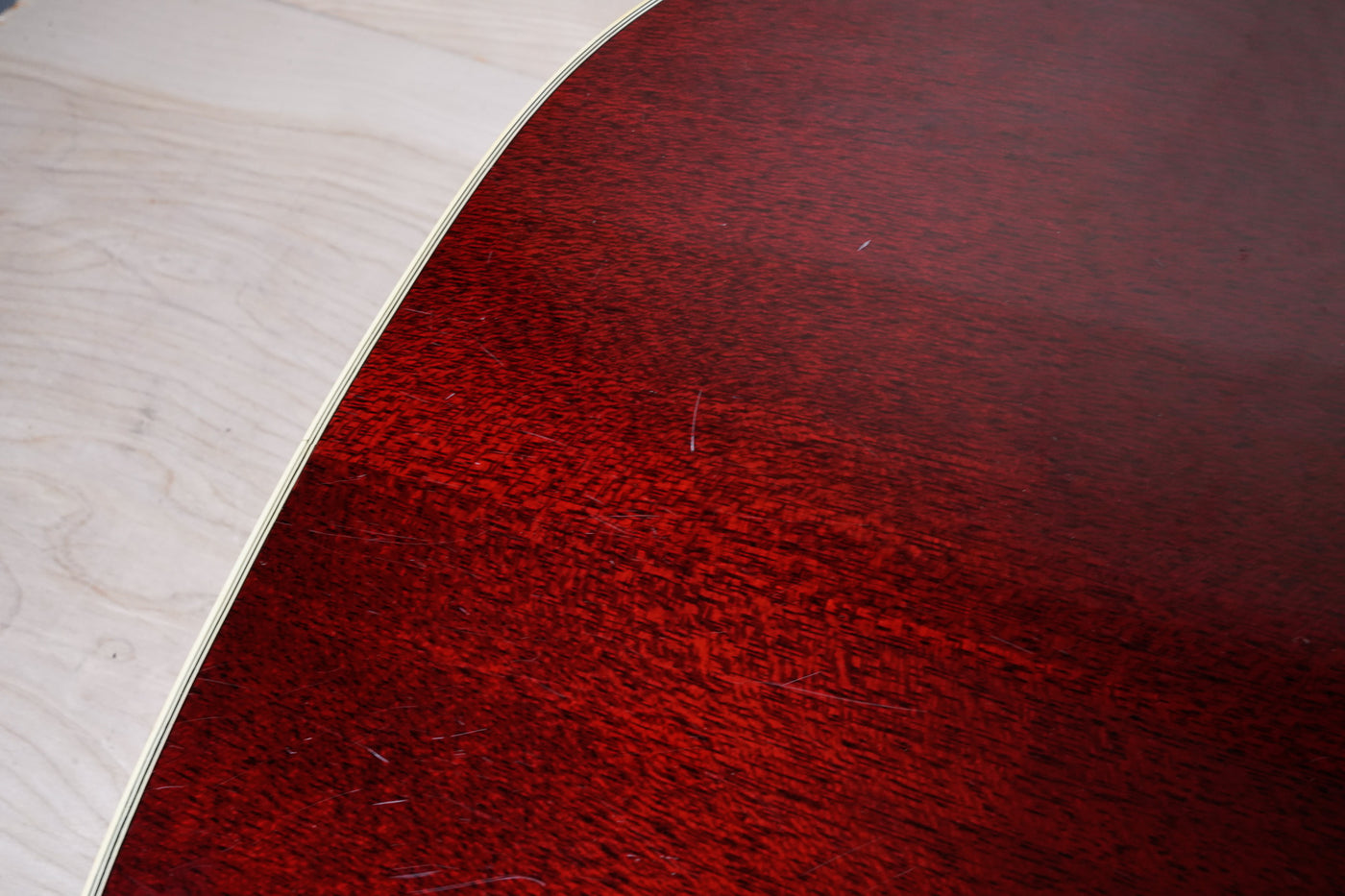 Orville by Gibson Hummingbird MIJ 1991 Natural Lacquer Finish Japan OBG w/ Hard Case