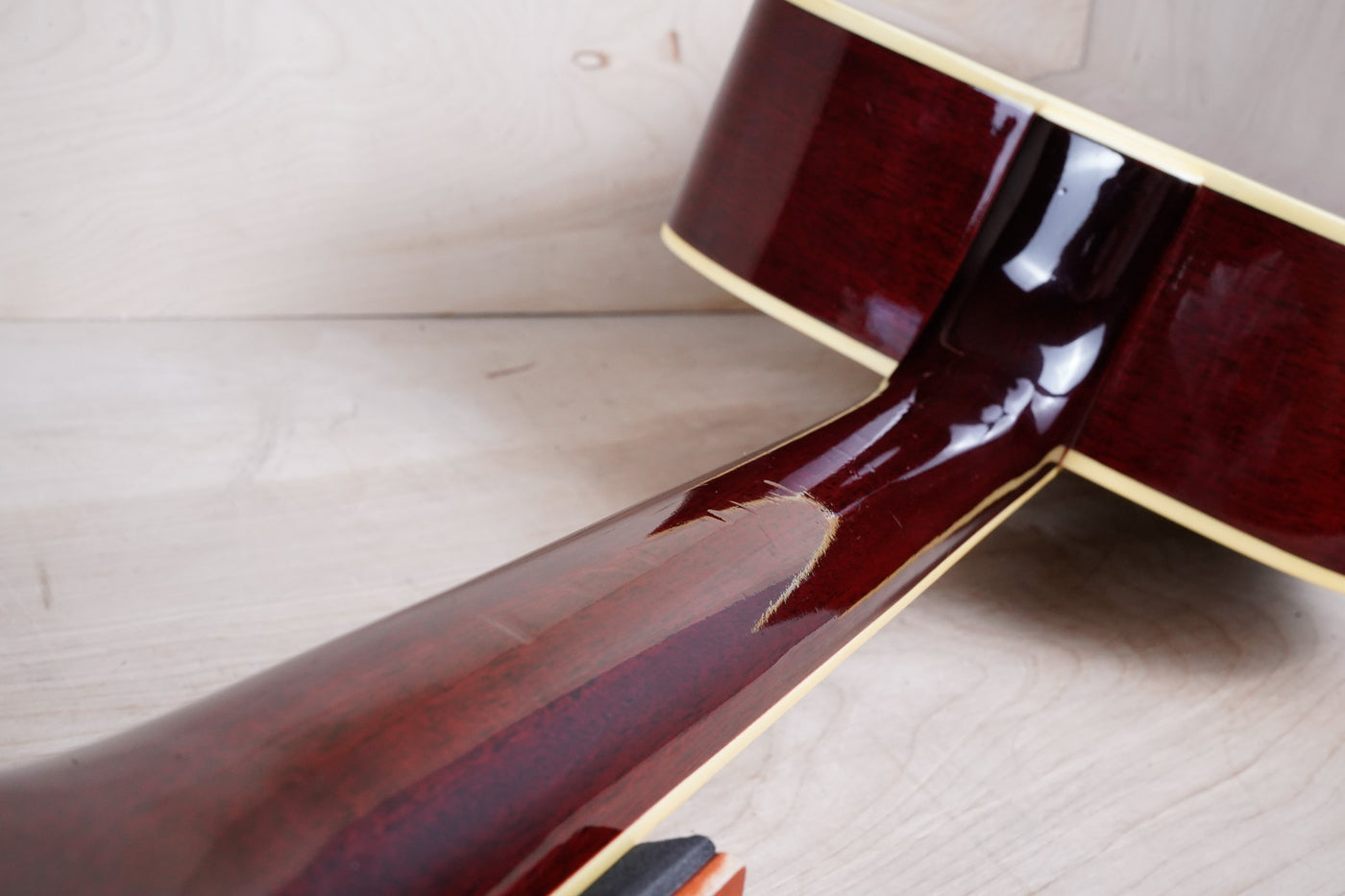 Orville by Gibson Hummingbird MIJ 1991 Natural Lacquer Finish Japan OBG w/ Hard Case