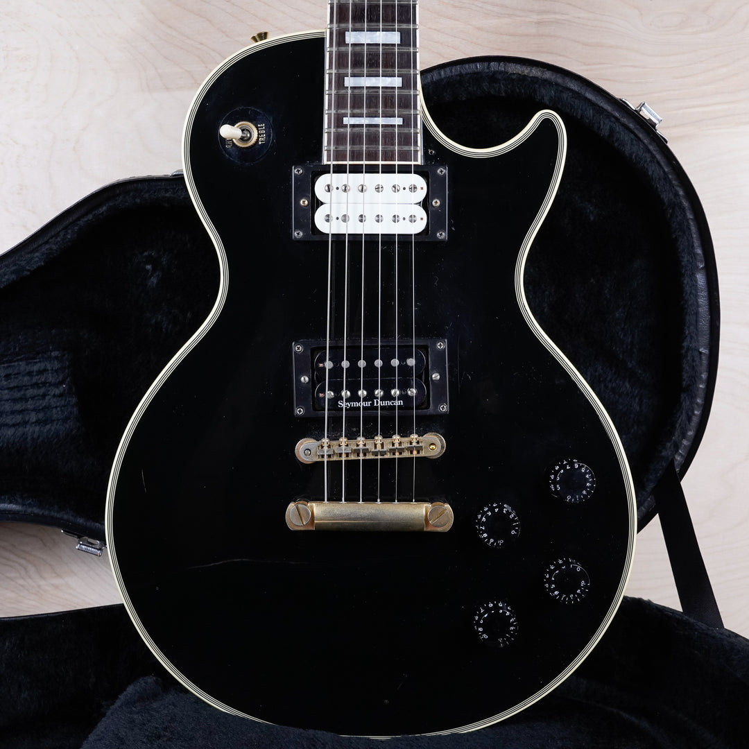 Epiphone LPC-80 Les Paul Custom MIJ 2000 Ebony Made in Japan w/ Hard C – A  Flash Flood of Gear