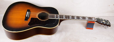 Rider J-401 Acoustic Guitar MIJ 1975 Vintage Sunburst Japan w/ Hard Case