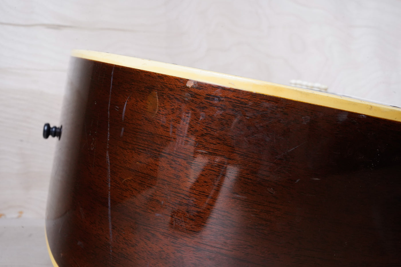 Rider J-401 Acoustic Guitar MIJ 1975 Vintage Sunburst Japan w/ Hard Case