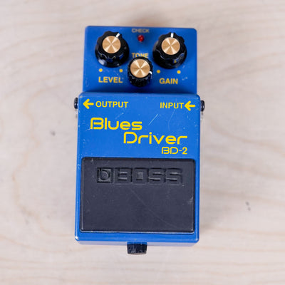 Boss BD-2 Blues Driver 2002 Silver Label MIT