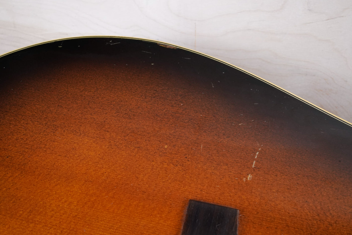 Rider J-401 Acoustic Guitar MIJ 1975 Vintage Sunburst Japan w/ Hard Case