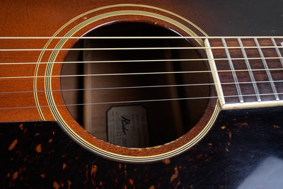 Rider J-401 Acoustic Guitar MIJ 1975 Vintage Sunburst Japan w/ Hard Case