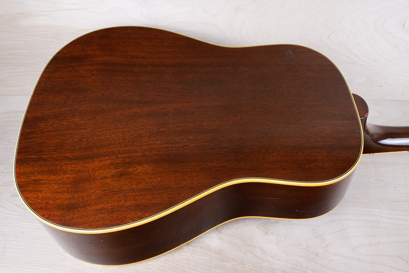 Rider J-401 Acoustic Guitar MIJ 1975 Vintage Sunburst Japan w/ Hard Case