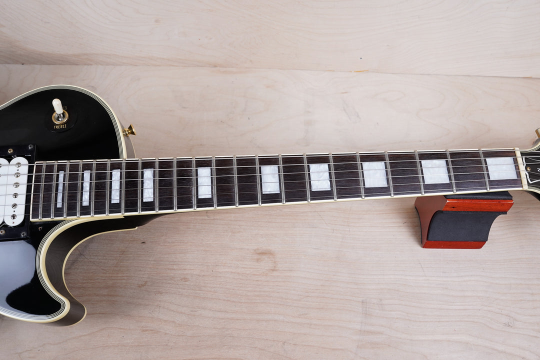 Epiphone LPC-80 Les Paul Custom MIJ 2000 Ebony Made in Japan w/ Hard C – A  Flash Flood of Gear