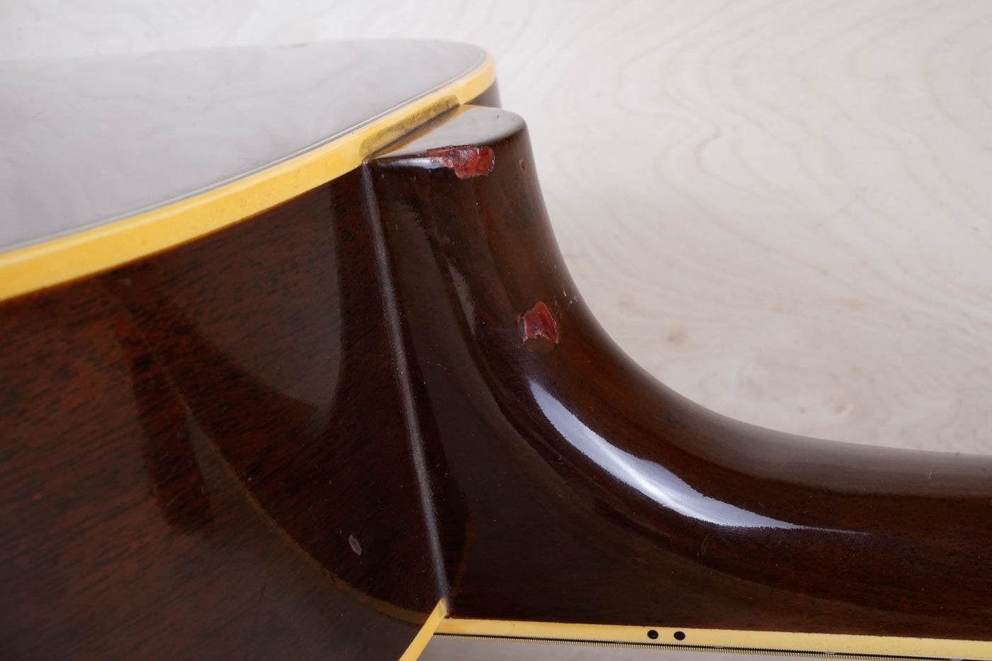 Rider J-401 Acoustic Guitar MIJ 1975 Vintage Sunburst Japan w/ Hard Case