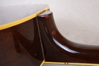 Rider J-401 Acoustic Guitar MIJ 1975 Vintage Sunburst Japan w/ Hard Case