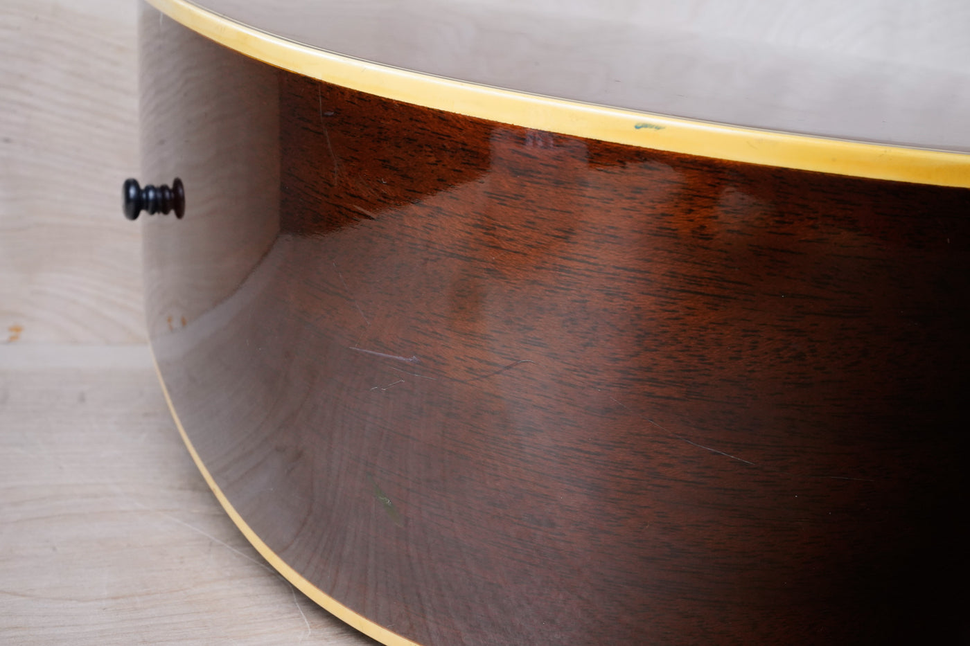 Rider J-401 Acoustic Guitar MIJ 1975 Vintage Sunburst Japan w/ Hard Case