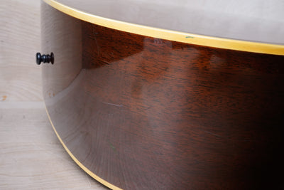 Rider J-401 Acoustic Guitar MIJ 1975 Vintage Sunburst Japan w/ Hard Case