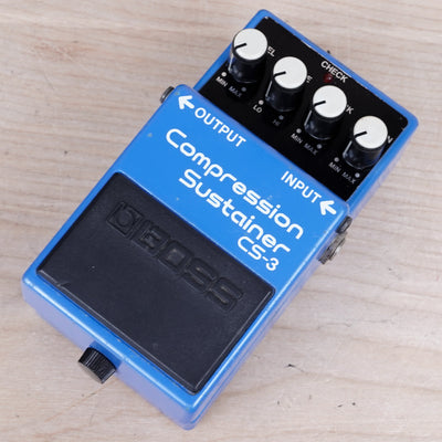 Boss CS-3 Compression Sustainer 1988 Blue Made in Taiwan