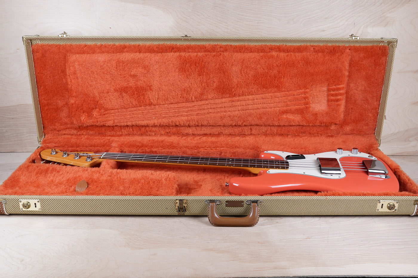 Fender American Vintage '62 Precision Bass 1999 Fiesta Red AVRI USA w/ OHSC, Paperwork