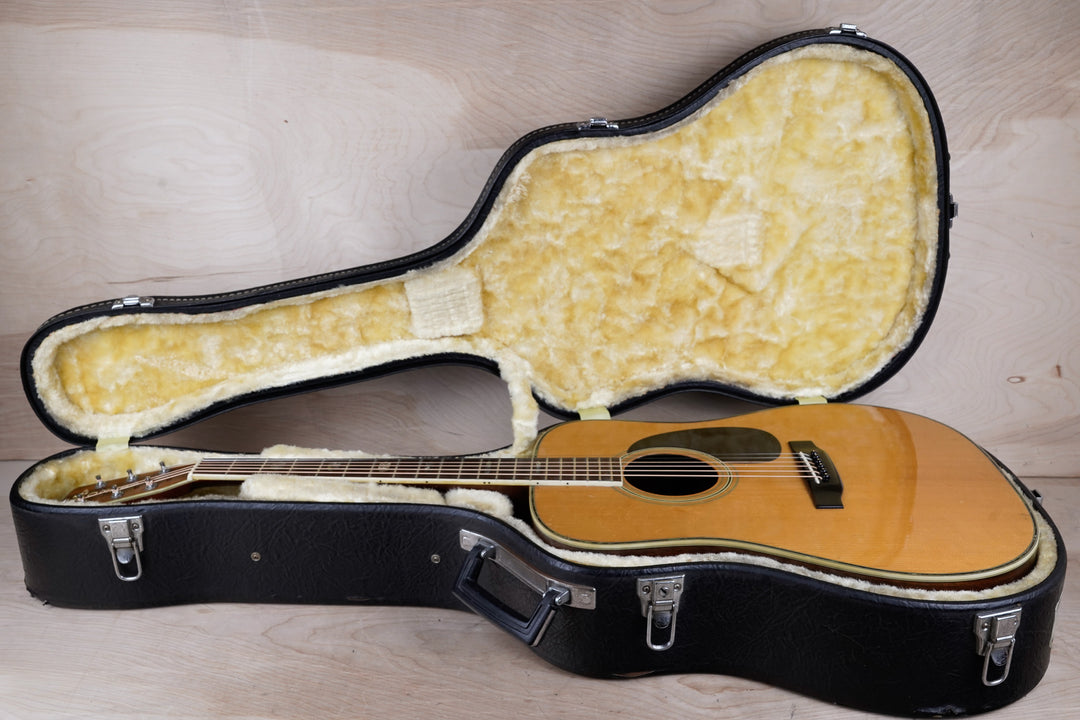 Morris W-50 アコースティックギター（日本製）ハードケース付 Morris W-50 Acoustic Guitar MIJ 1978 Natural Japan Vintage w