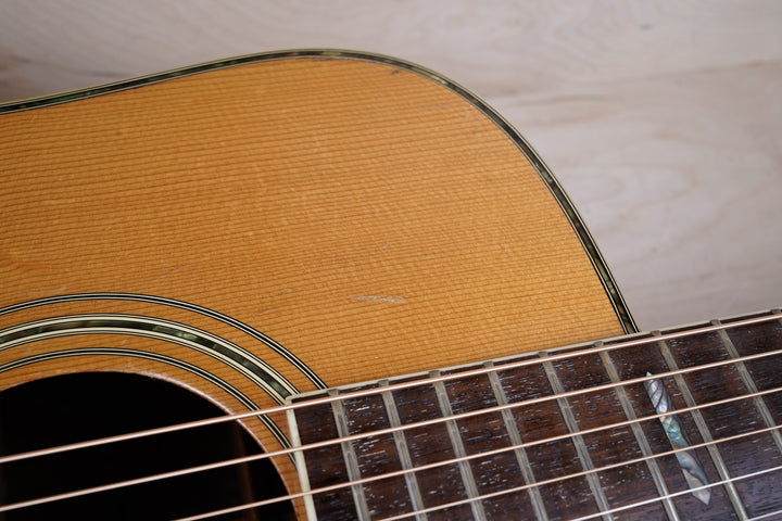 Morris W-50 Acoustic Guitar MIJ 1978 Natural Japan Vintage w/ Hard