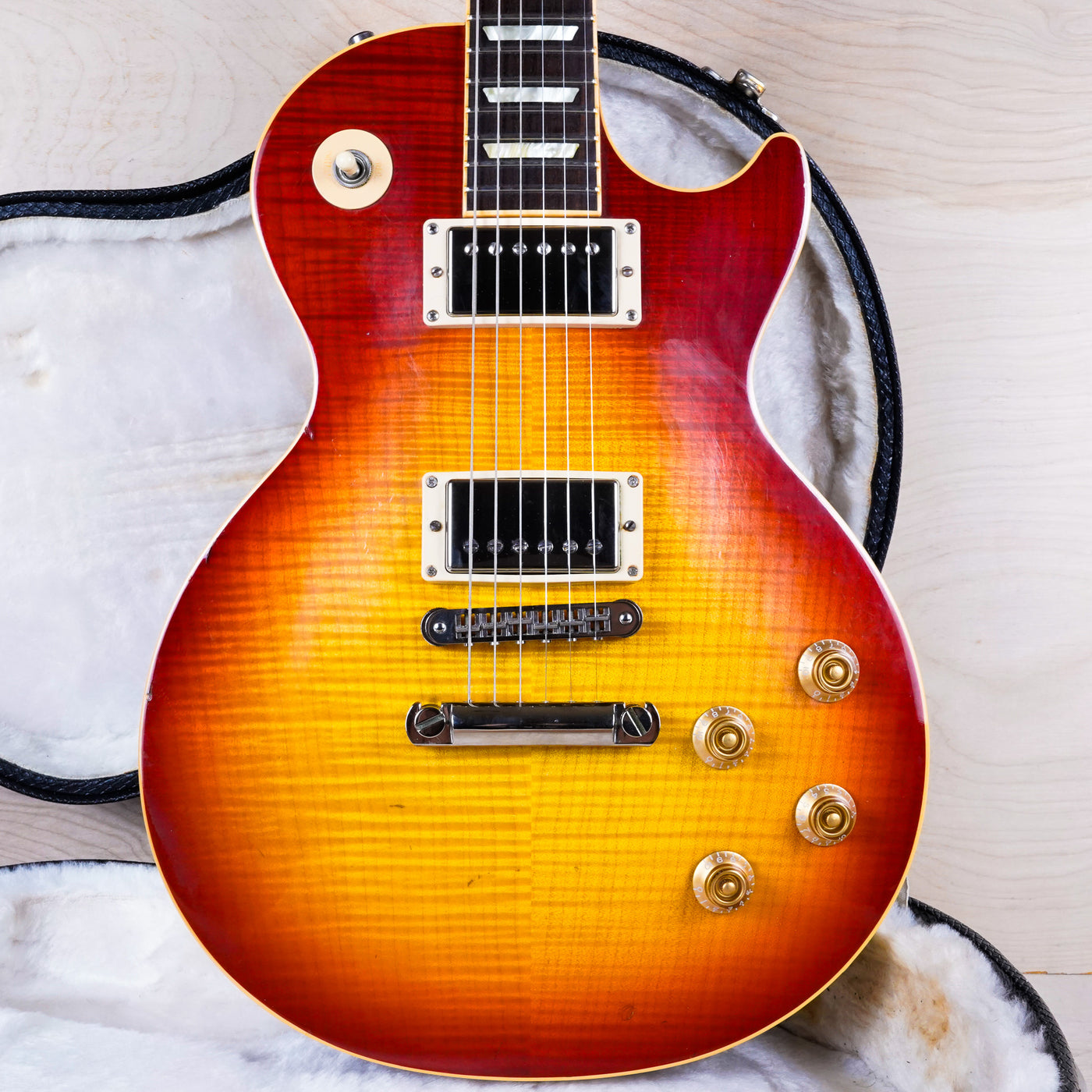 Gibson Les Paul Premium Plus 2006 Heritage Cherry Sunburst AAA Flame Top Burstbucker Pro PAF Pickups w/ OHSC, Paperwork