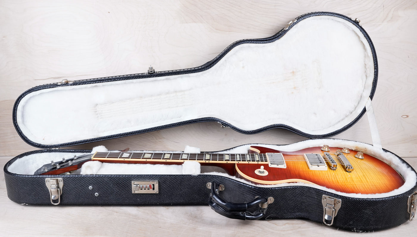 Gibson Les Paul Premium Plus 2006 Heritage Cherry Sunburst AAA Flame Top Burstbucker Pro PAF Pickups w/ OHSC, Paperwork
