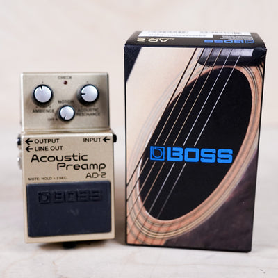 Boss AD-2 Acoustic Preamp in Box