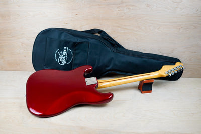 Fender American Stratocaster w/ Red Kahler Bridge 1984 Candy Apple Red Vintage USA w/ Bag
