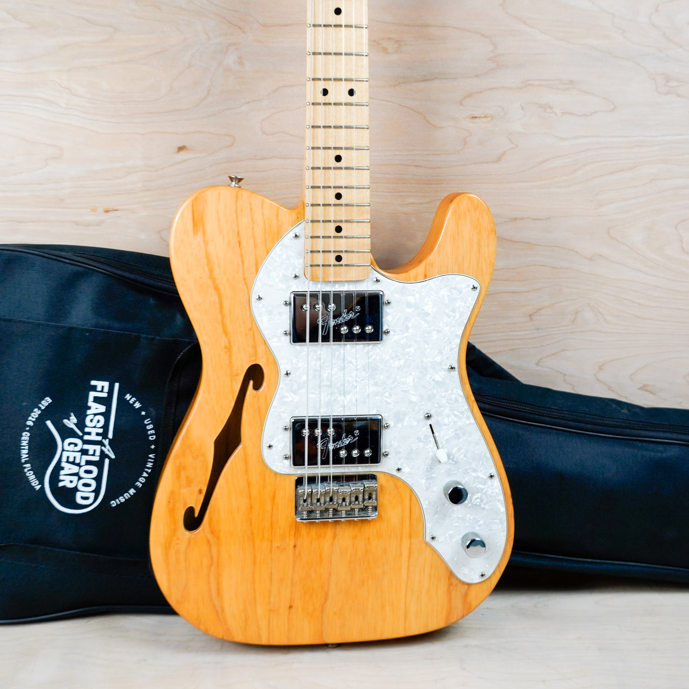 Fender Classic Series '72 Telecaster Thinline 2008 Natural w/ Bag