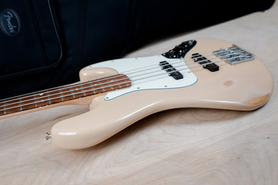 Fender Highway One Jazz Bass 2007 Honey Blonde Rosewood Fretboard Made in USA w/ Bag
