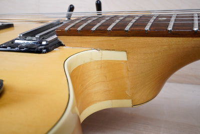 Gretsch 7607 Broadkaster Hollow Body 1975 Natural Filter'Tron Pickups Vintage USA w/ OHSC