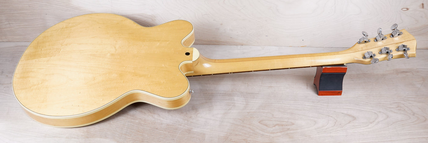 Gretsch 7607 Broadkaster Hollow Body 1975 Natural Filter'Tron Pickups Vintage USA w/ OHSC