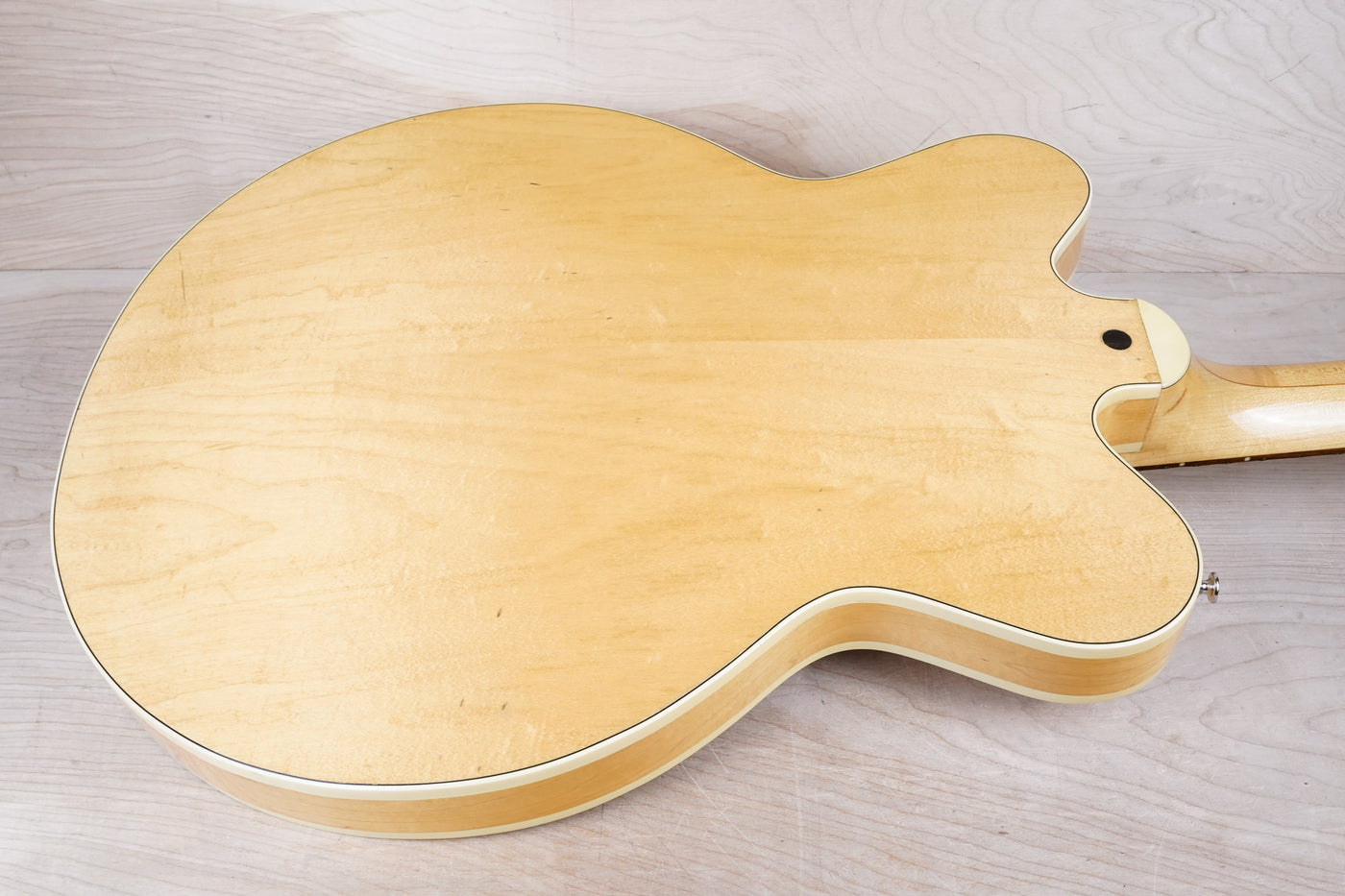 Gretsch 7607 Broadkaster Hollow Body 1975 Natural Filter'Tron Pickups Vintage USA w/ OHSC