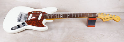 Fender MG-65 Mustang Reissue CIJ 2007 Vintage White US Vintage Grey Bobbin Pickups w/ Bag