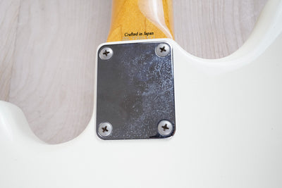 Fender MG-65 Mustang Reissue CIJ 2007 Vintage White US Vintage Grey Bobbin Pickups w/ Bag