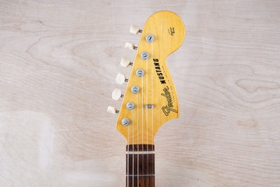 Fender MG-65 Mustang Reissue CIJ 2007 Vintage White US Vintage Grey Bobbin Pickups w/ Bag