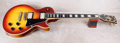 Burny FLC-85 Custom MIJ 1976 with Vintage Dimarzio PAF Pickups Double White Japan Tereda w/ Gig Bag