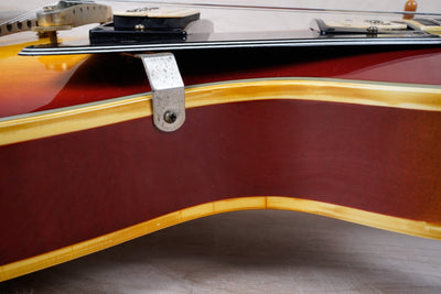 Burny FLC-85 Custom MIJ 1976 with Vintage Dimarzio PAF Pickups Double White Japan Tereda w/ Gig Bag