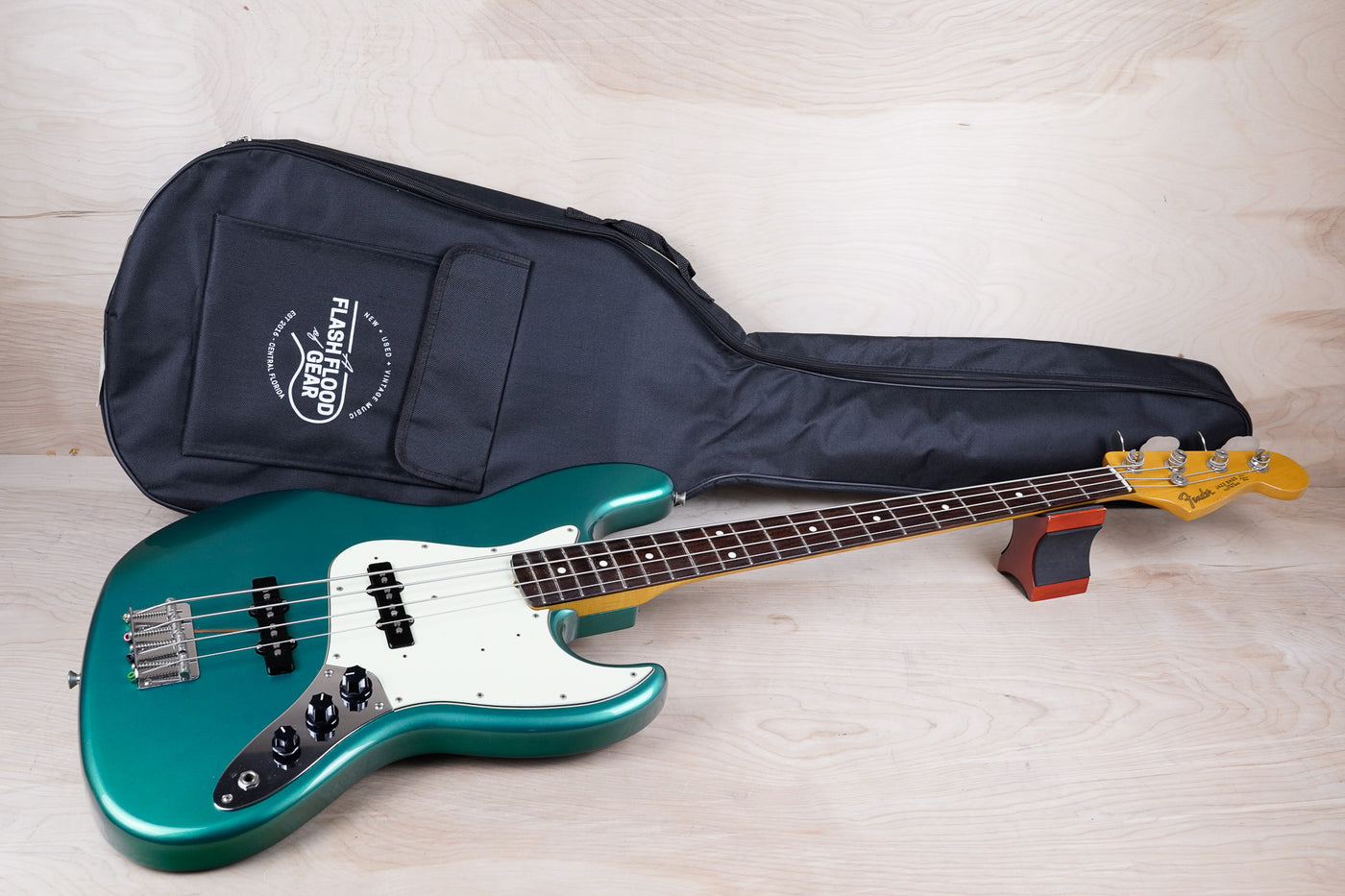Fender JB-62 Jazz Bass Reissue CIJ 1997 Ocean Turquoise Metallic Japan Exclusive w/ Bag